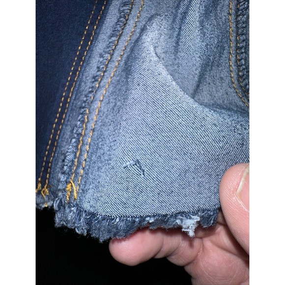 Denim Jean Skirt Midi Diamante Jeans Maxi Slit Front NWT Small S - Picture 5 of 6